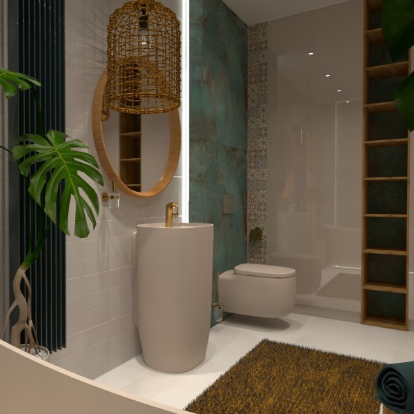 Łazienka w stylu Boho!