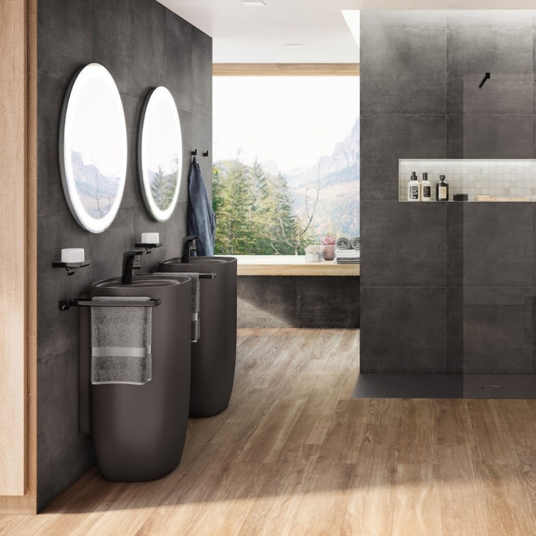 Inspiracje łazienkowe z umywalkami wolnostojącymi Roca Beyond!