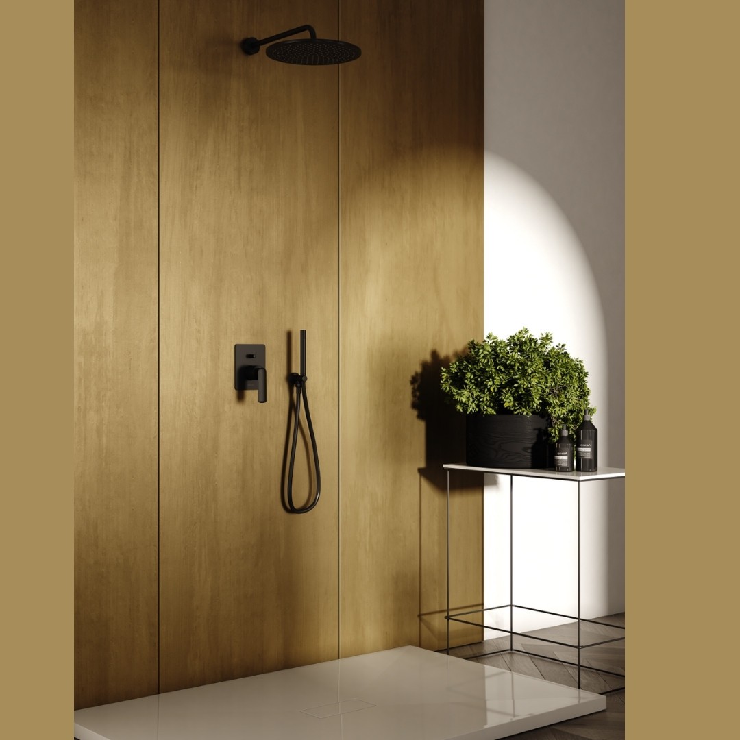 Inspiracje łazienkowe z bateriami Kohlman Experience Black!