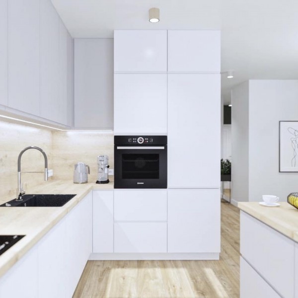 Projekt białej kuchni!