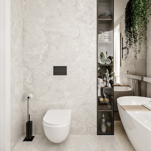 Klimatyczna łazienka z wanną wolnostojącą!