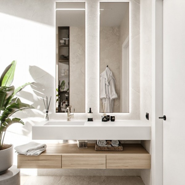 Klimatyczna łazienka z wanną wolnostojącą!