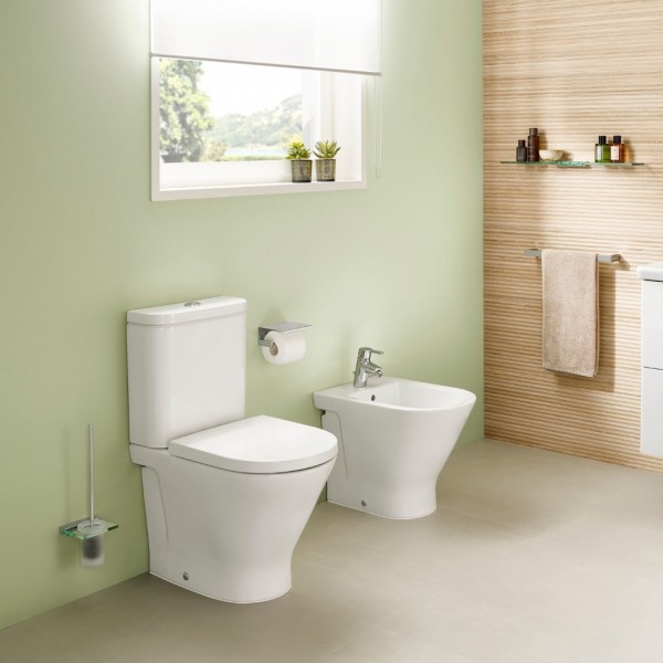 Nowoczesna łazienka z ceramiką i meblami łazienkowymi Roca Gap Round!