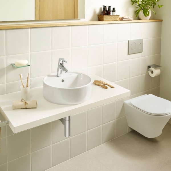 Nowoczesna łazienka z ceramiką i meblami łazienkowymi Roca Gap Round!