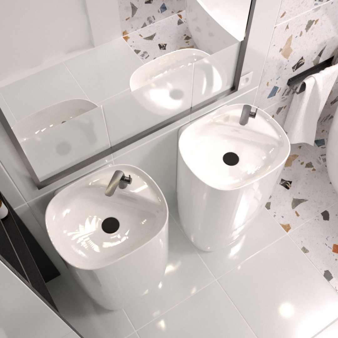 Nowoczesna łazienka z ceramiką łazienkową Roca Beyond!