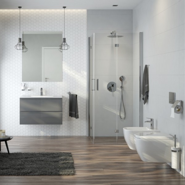 Oltens Vernal w aranżacji dużej łazienki!