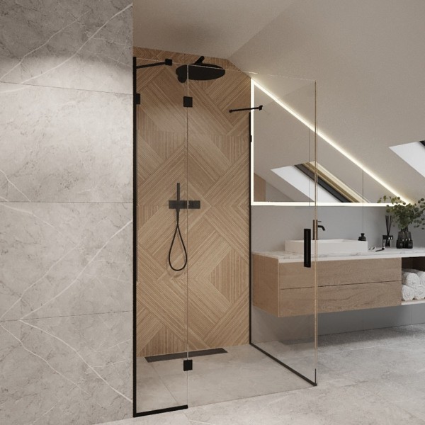 Łazienka dla gości na poddaszu!