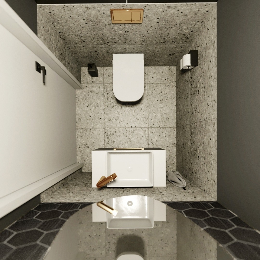 Elegancka toaleta dla gości!