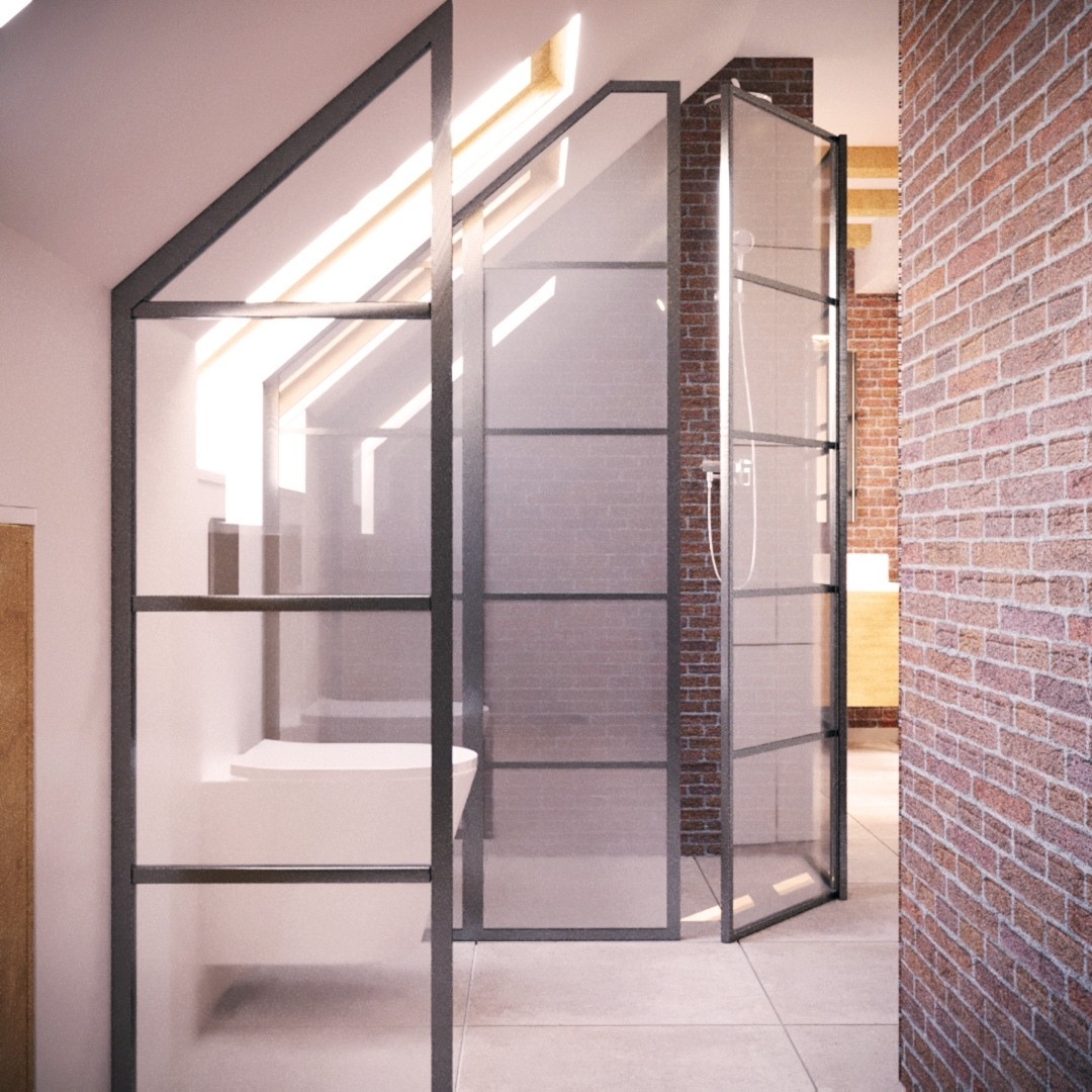 Łazienka w stylu soft loft!