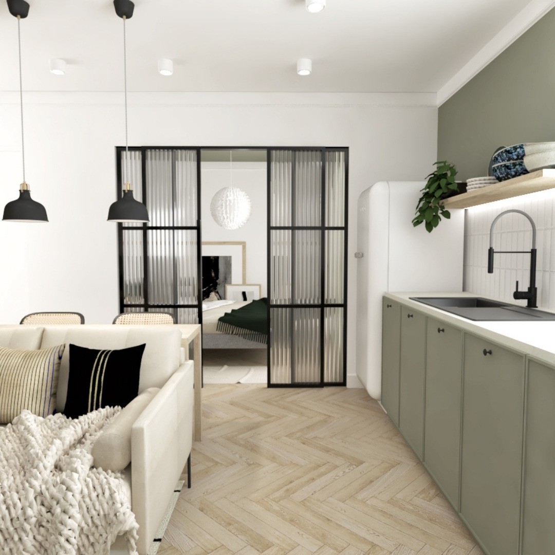 Kuchnia w stylu skandiboho!