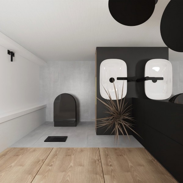 Toaleta w stylu skandynawskim!