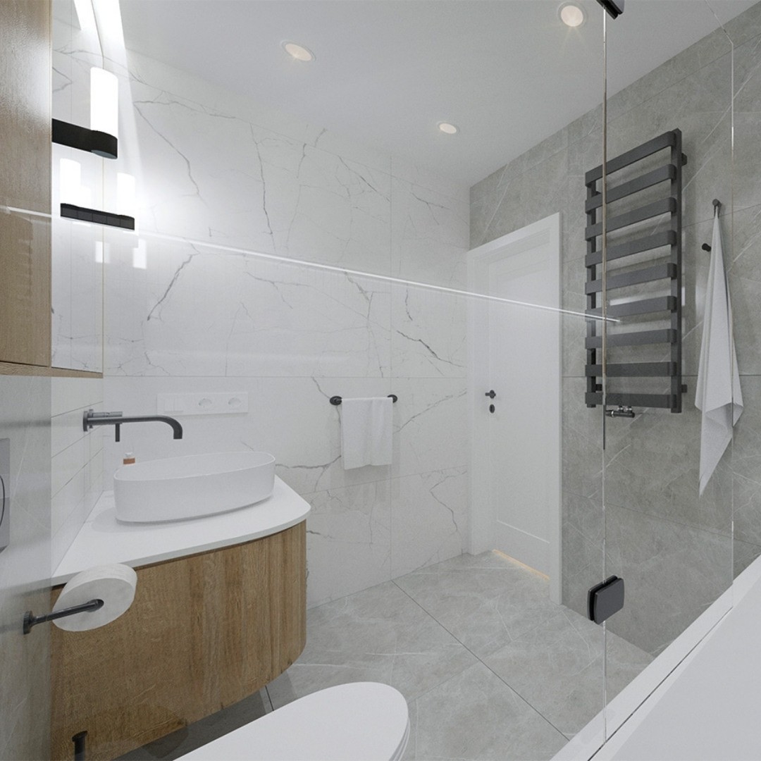Projekt łazienki w stylu Modern Classic!