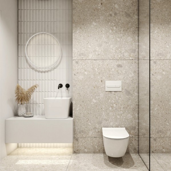 Nowoczesna łazienka z prysznicem!