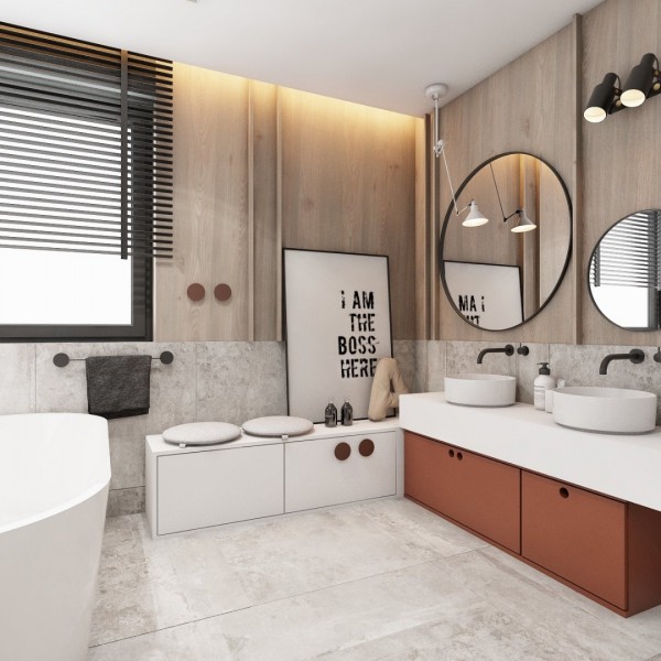 Łazienka dla dzieci w domu jednorodzinnym!