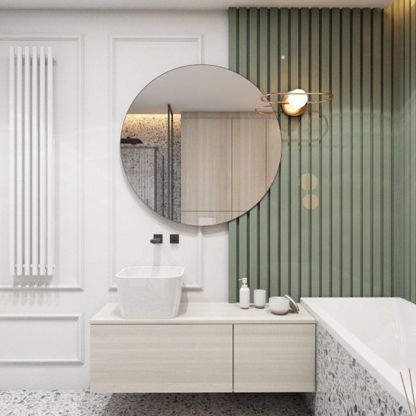 Czarna kabina prysznicowa w nowoczesnej łazience!