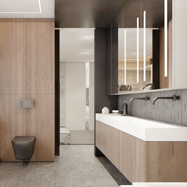 Nowoczesna łazienka z toaletką!