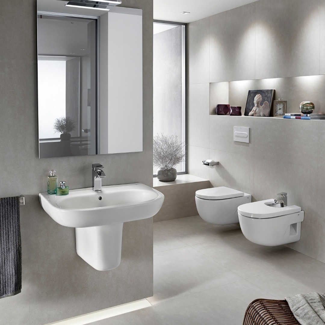 Aranżacja z ceramiką Roca Meridian!