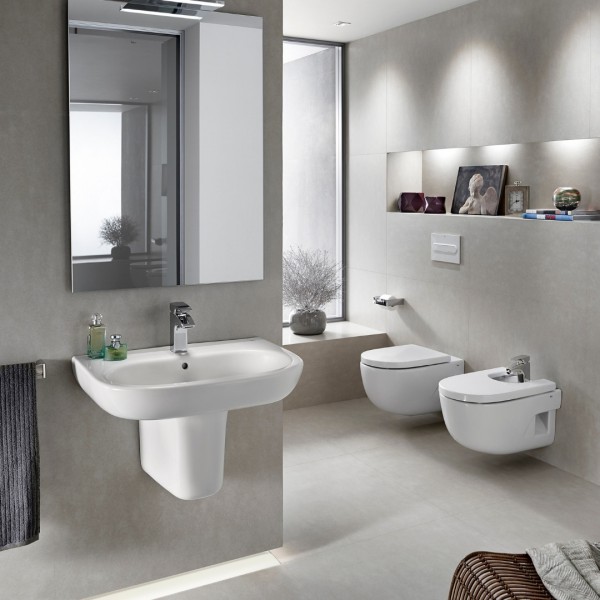 Aranżacja z ceramiką Roca Meridian!