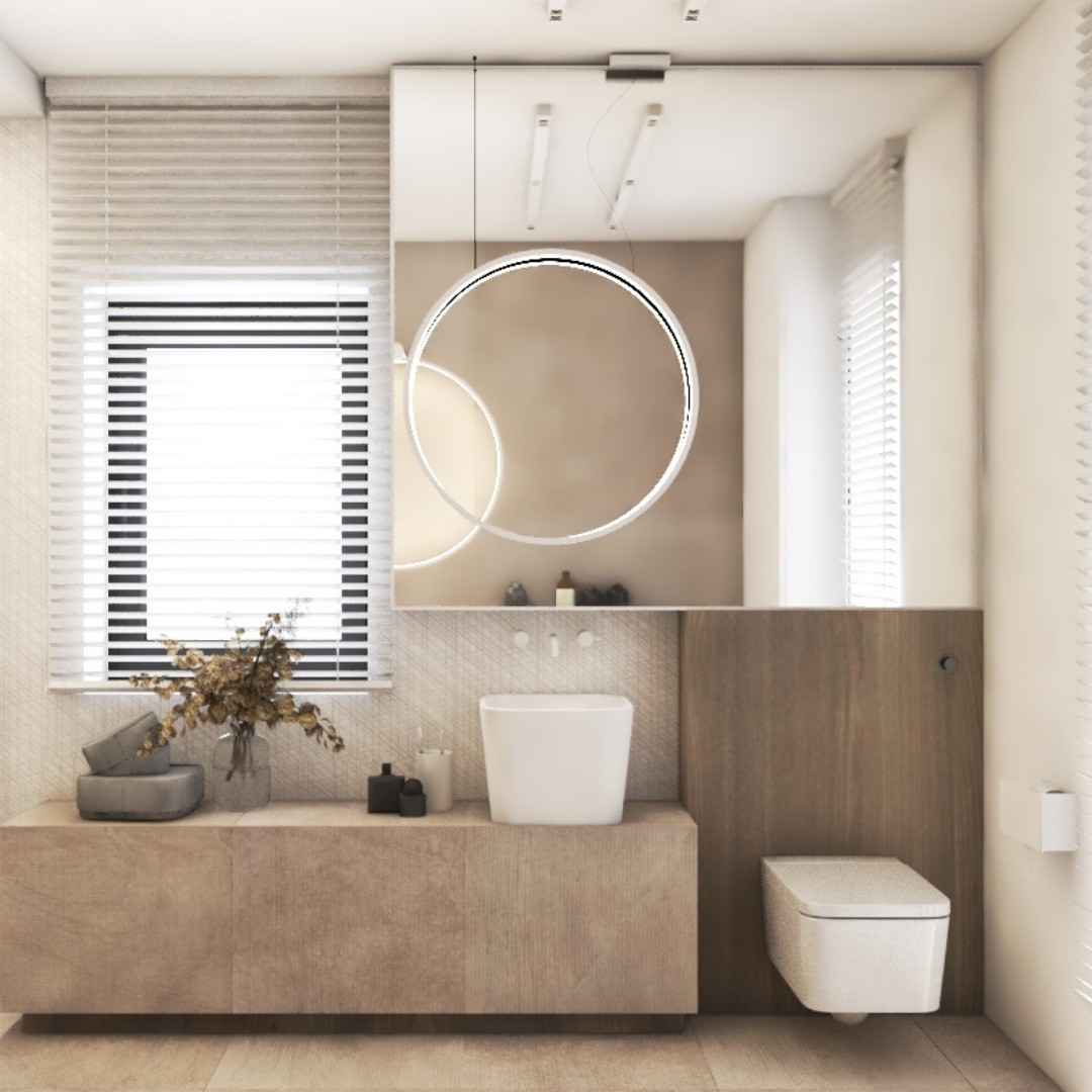 Białe baterie łazienkowe w nowoczesnej łazience!