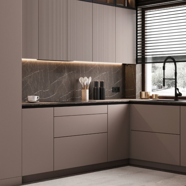 Czarna bateria kuchenna w nowoczesnej kuchni!