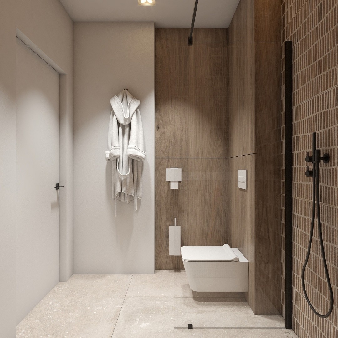 Czarny zestaw prysznicowy w nowoczesnej łazience!