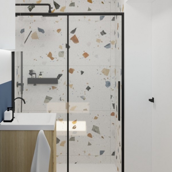 Mieszkanie z niebieskim akcentem!