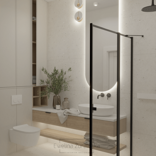 Mała łazienka z prysznicem!