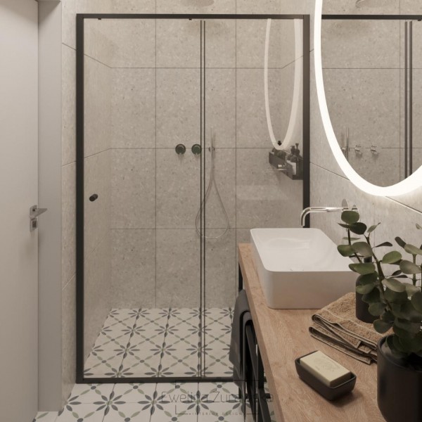 Gustowna aranżacja zielonej łazienki!