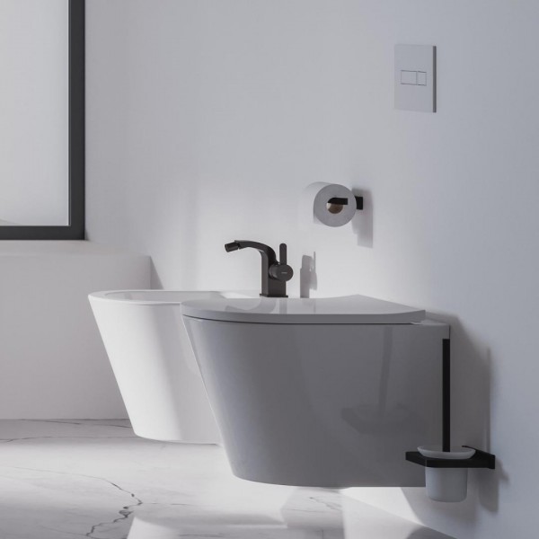 Czarno-biała łazienka w eleganckim wydaniu by Omnires!