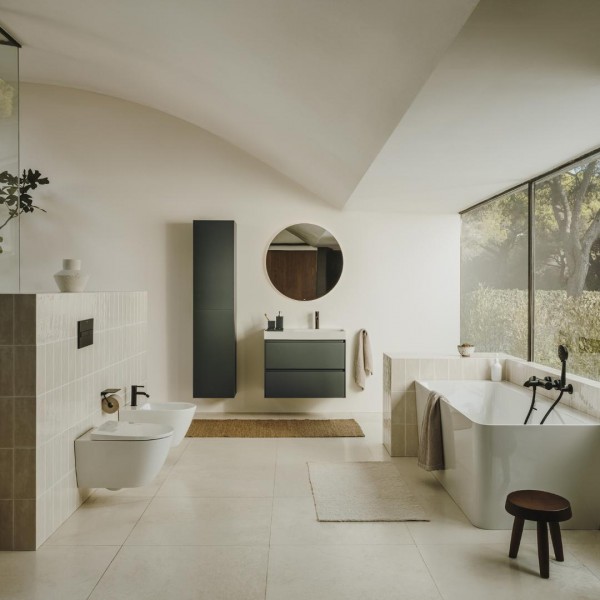 Śródziemnomorska łazienka z meblami Roca Ona!