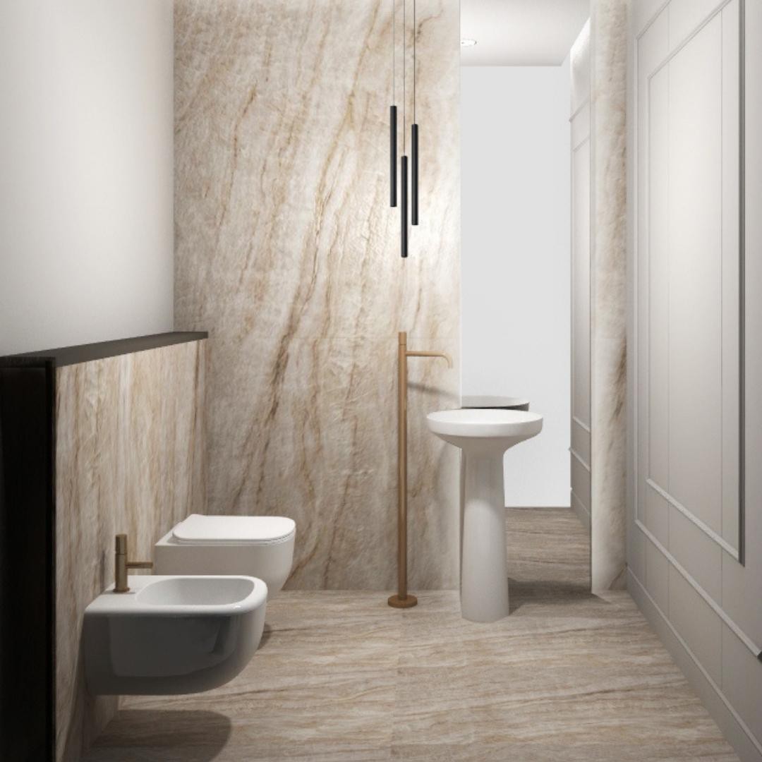 Toaleta w stylu Modern Classic!