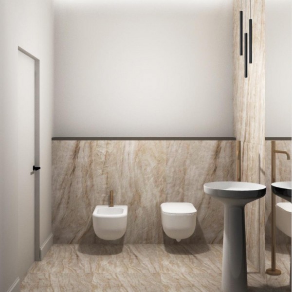 Toaleta w stylu Modern Classic!