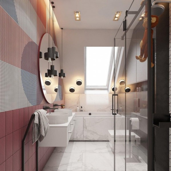 Projekt łazienki na poddaszu!