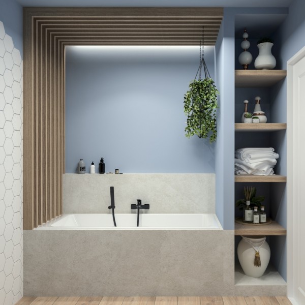 Klasyczna łazienka z Deante Hiacynt Nero!