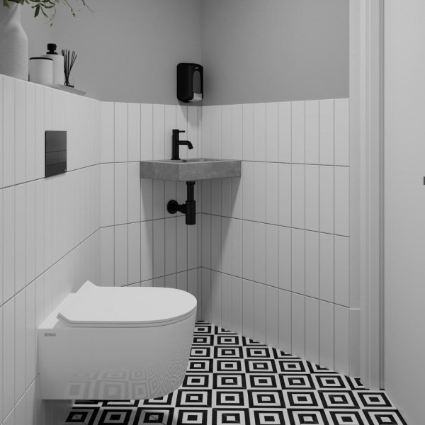 Projekt toalety w biurze!