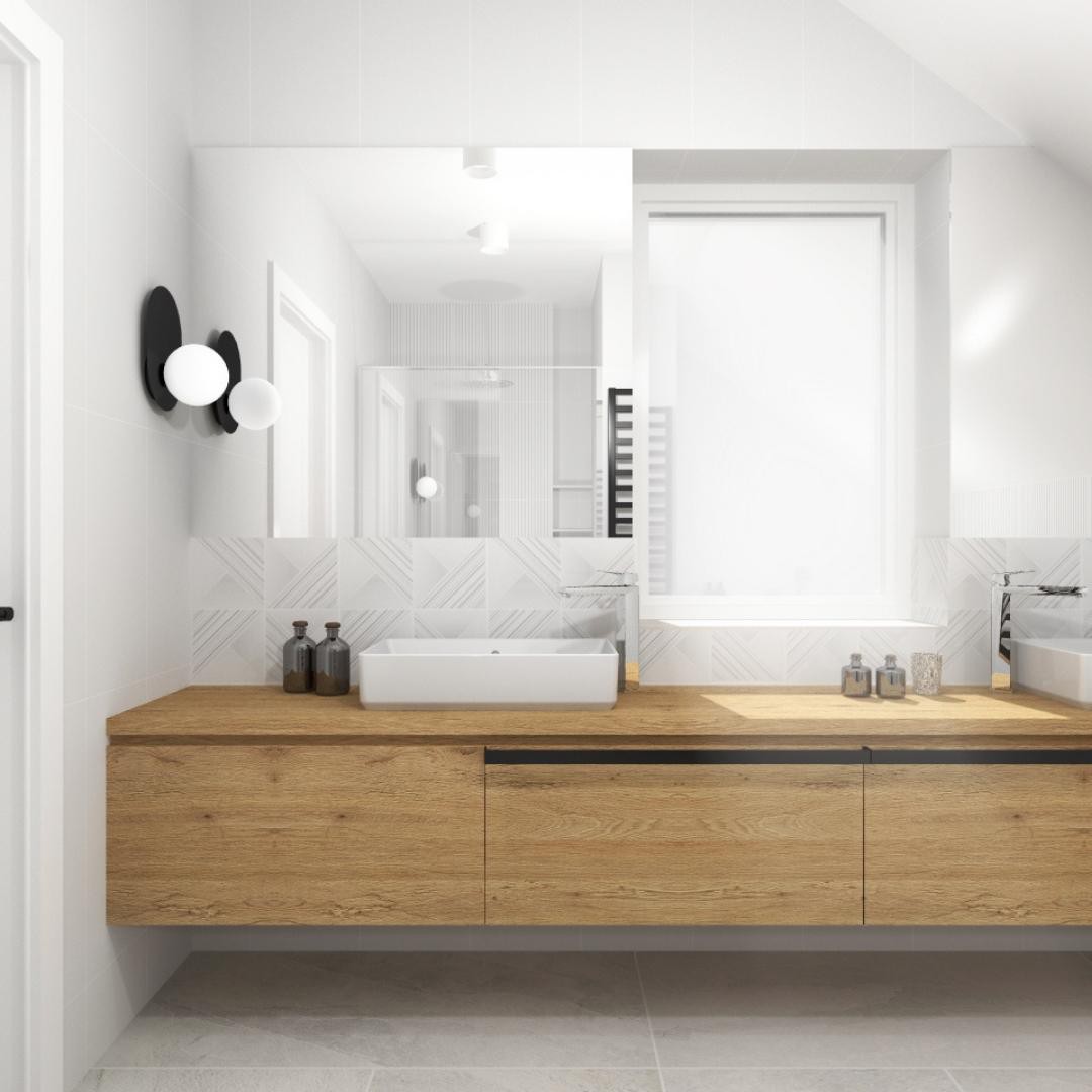 Duża łazienka na poddaszu!