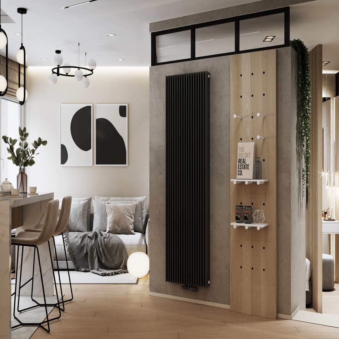 Modułowy grzejnik w nowoczesnym wnętrzu!