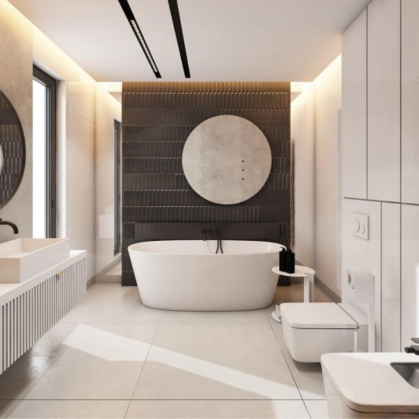 Pokój kąpielowy z wanną wolnostojącą!