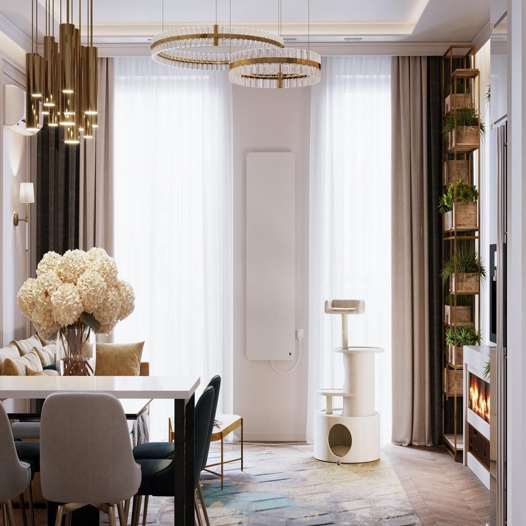 Grzejniki dekoracyjne pionowe w salonie!