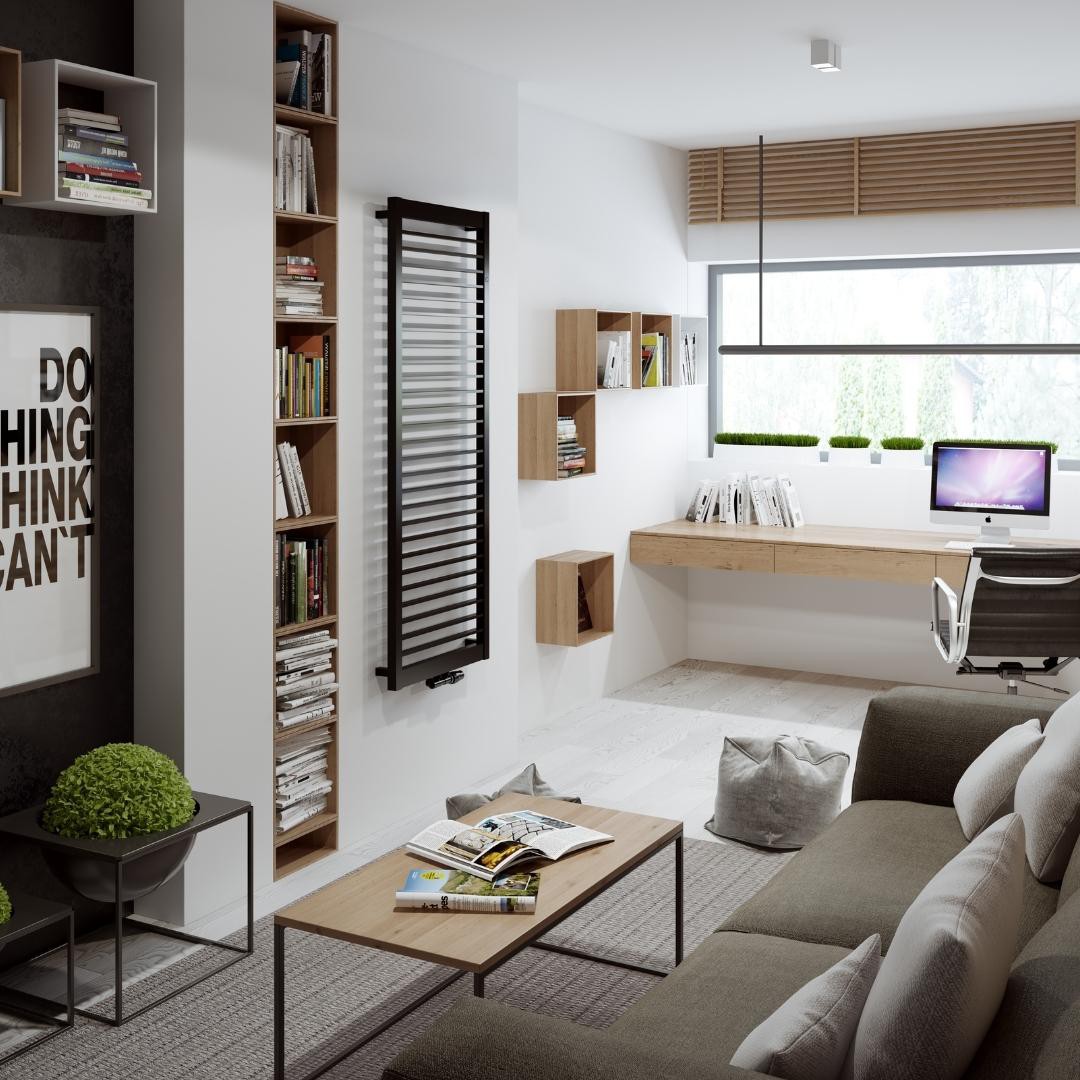 Grzejniki dekoracyjne pionowe w salonie!