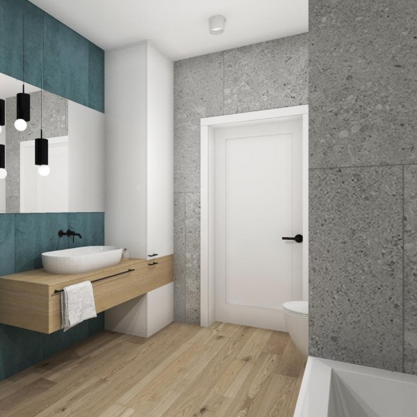 Minimalistyczna łazienka!