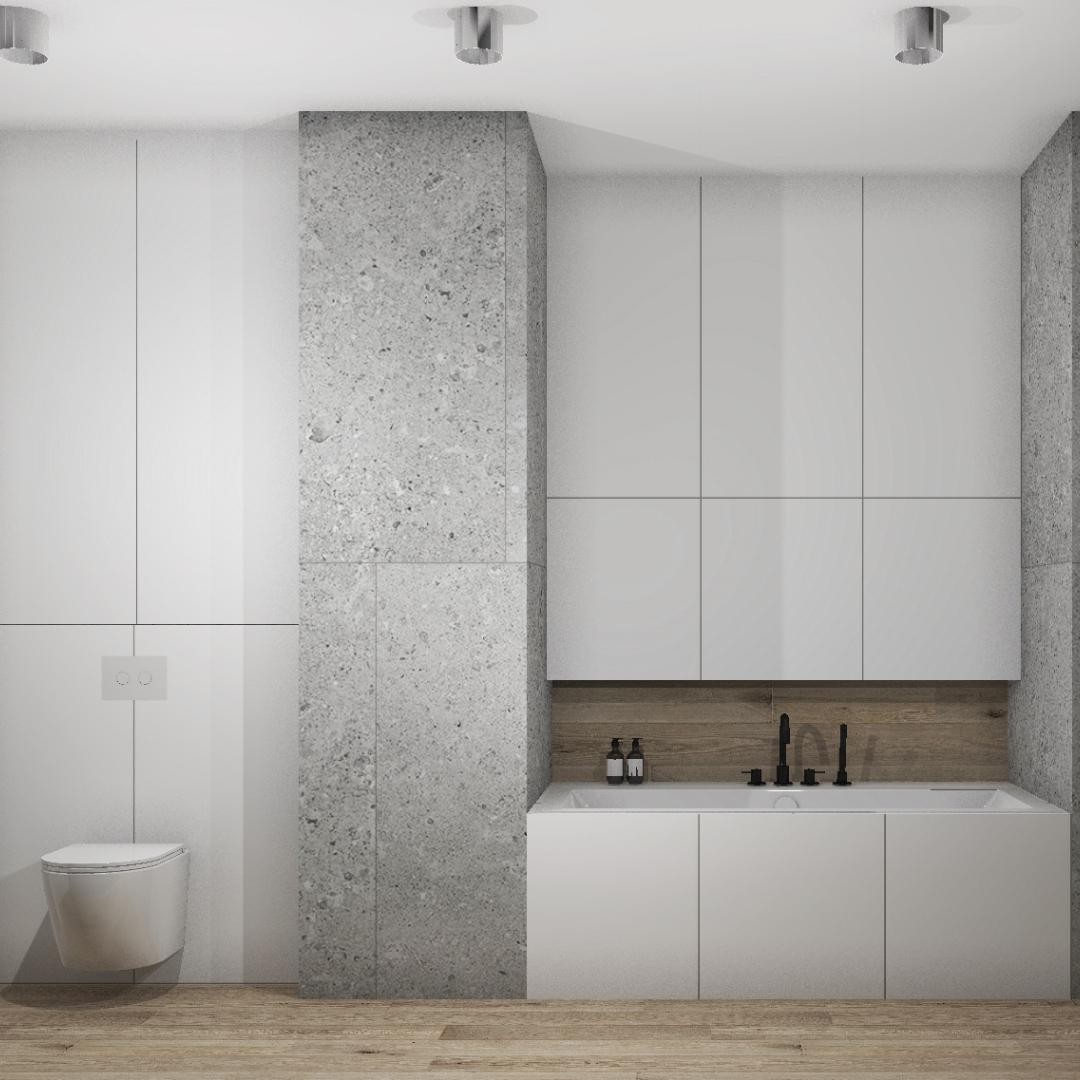 Minimalistyczna łazienka!