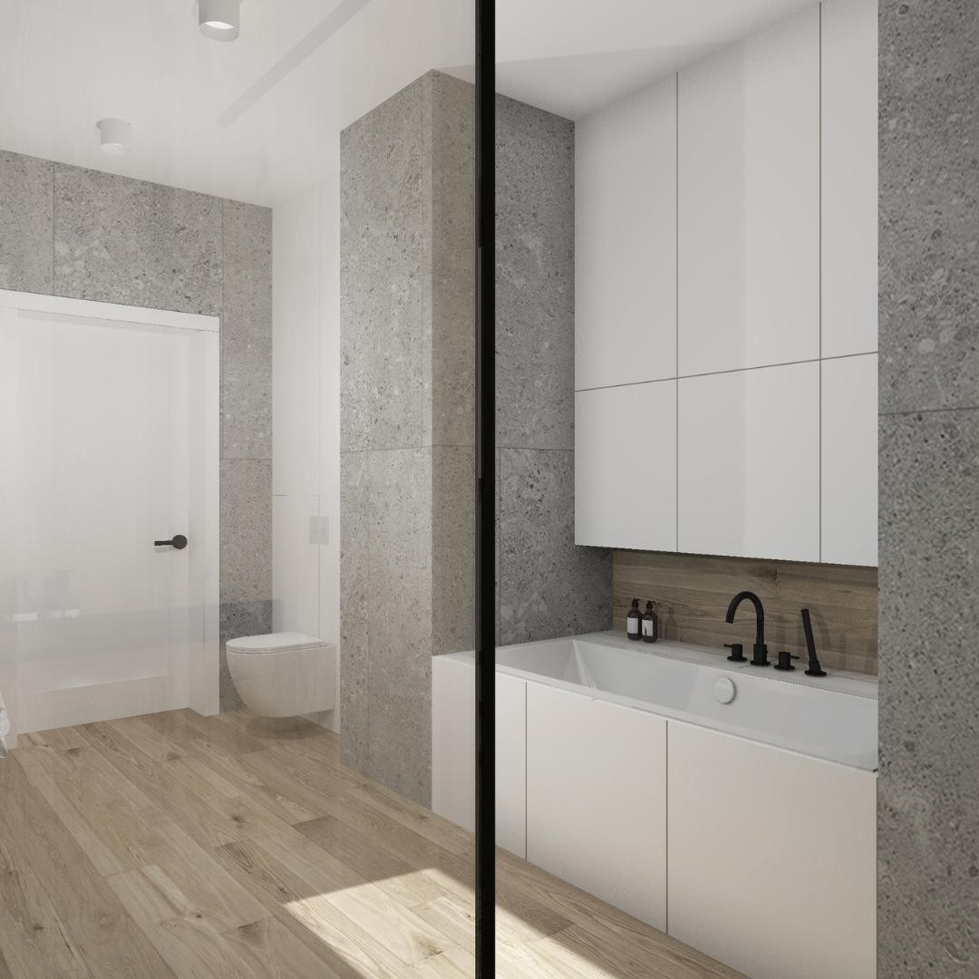 Minimalistyczna łazienka!