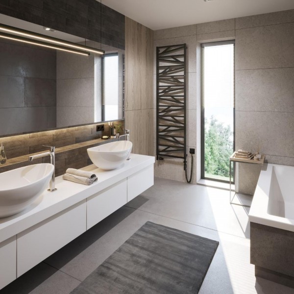 Grzejniki dekoracyjne w nowoczesnej łazience!