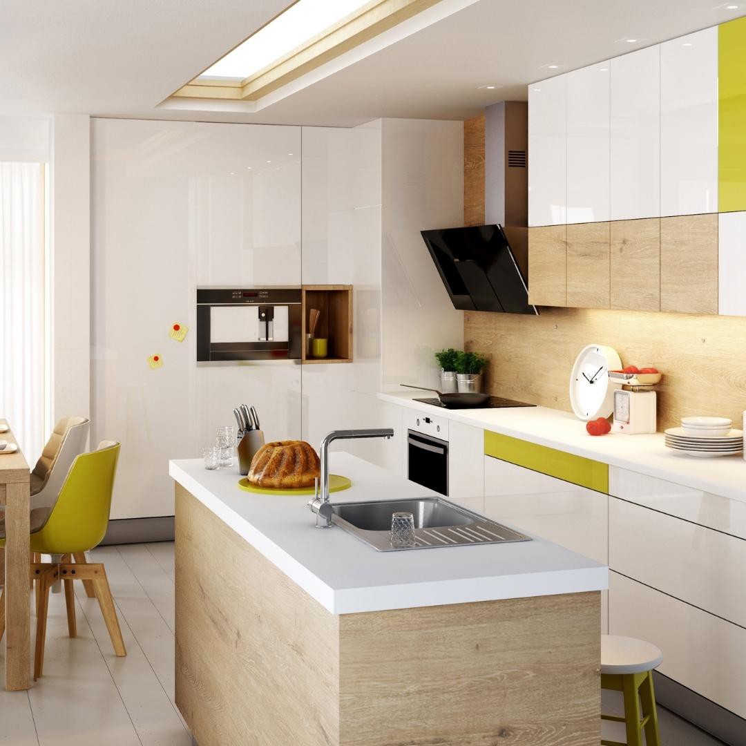 Chromowe baterie kuchenne w nowoczesnej kuchni!