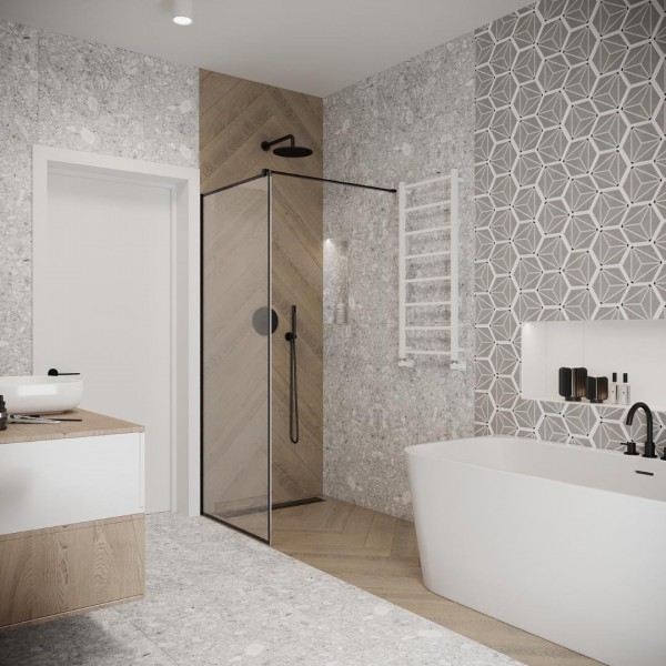 Łazienka dla gości w stylu Modern Classic!