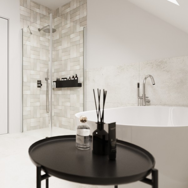 Łazienka na poddaszu!