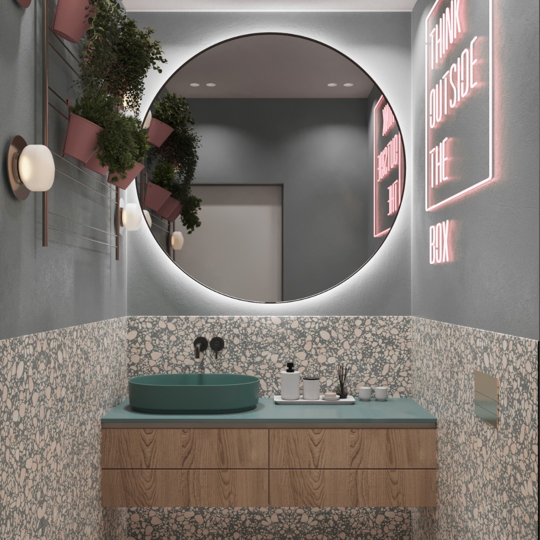 Projekt toalety w salonie kosmetycznym!