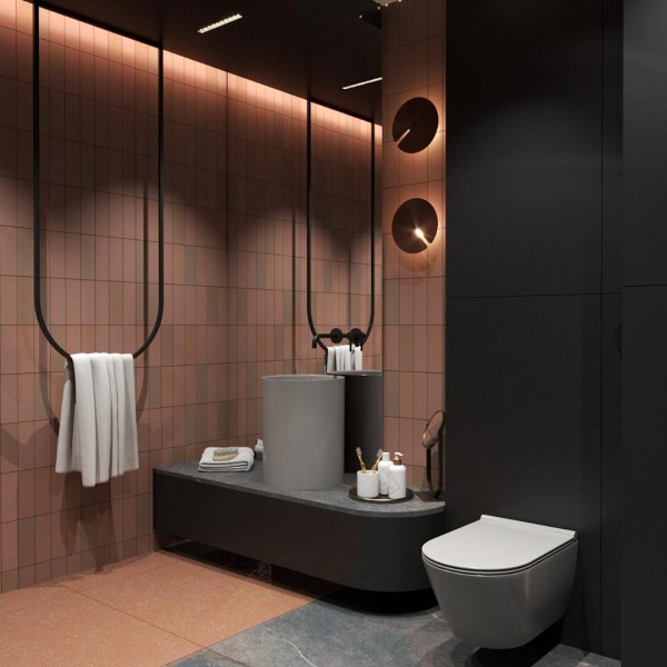 Minimalistyczna łazienka!