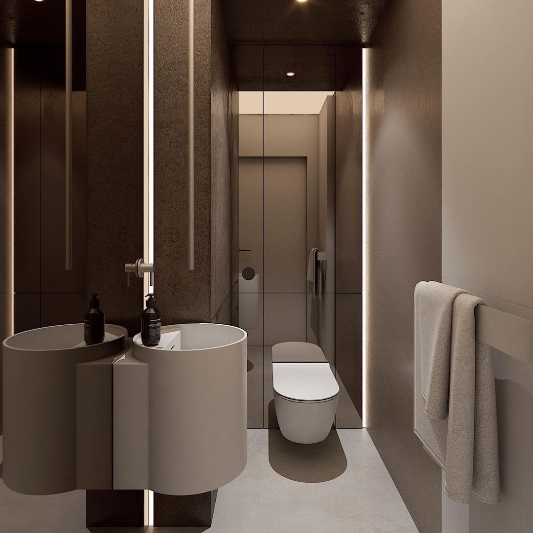 Toaleta w stylu minimalistycznym!